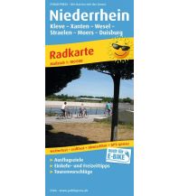 Radkarten Niederlande Radkarte 0166, Niederrhein - Nördlicher Teil 1:100.000 KOMPASS freytag & berndt