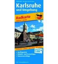 Radkarten Deutschland Karlsruhe und Umgebung, Radkarte 1:100.000 KOMPASS freytag & berndt