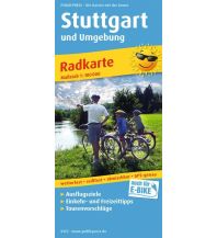 Radkarten Deutschland Stuttgart und Umgebung, Radkarte 1:100.000 KOMPASS freytag & berndt