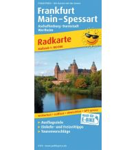 Radkarten Deutschland Frankfurt - Main - Spessart, Radkarte 1:100.000 KOMPASS freytag & berndt
