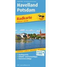 Radkarten Deutschland Havelland - Potsdam, Radkarte 1:100.000 KOMPASS freytag & berndt