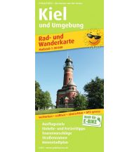 Radkarten Deutschland Kiel und Umgebung, Rad- und Wanderkarte 1:50.000 KOMPASS freytag & berndt