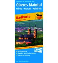 Radkarten Deutschland Oberes Maintal, Radkarte 1:75.000 KOMPASS freytag & berndt