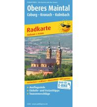 Radkarten Deutschland Oberes Maintal, Radkarte 1:75.000 KOMPASS freytag & berndt