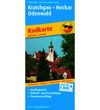 Radkarten Deutschland Radkarte 0194, Kraichgau - Neckar - Odenwald 1:100.000 KOMPASS freytag & berndt