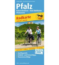 Radkarten Deutschland Pfalz, Radkarte 1:100.000 KOMPASS freytag & berndt