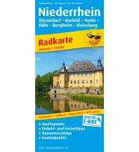 Radkarten Deutschland Niederrhein, Radkarte 1:100.000 Freytag-Berndt und ARTARIA