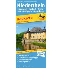Cycling Maps Germany Niederrhein, Radkarte 1:100.000 Freytag-Berndt und ARTARIA