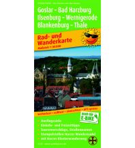 Radkarten Deutschland Goslar - Bad Harzburg - Ilsenburg, Rad- und Wanderkarte 1:50.000 KOMPASS freytag & berndt