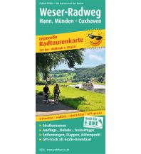 Cycling Maps Germany Weser-Radweg, Radtourenkarte 1:50.000 Freytag-Berndt und ARTARIA