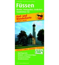 Wanderkarten Österreich Rad- und Wanderkarte 0257, Füssen und Umgebung 1:50.000 KOMPASS freytag & berndt