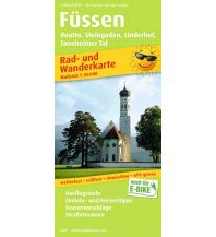 Wanderkarten Österreich Rad- und Wanderkarte 0257, Füssen und Umgebung 1:50.000 KOMPASS freytag & berndt