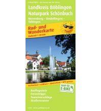 Radkarten Deutschland Landkreis Böblingen - Naturpark Schönbuch, Rad- und Wanderkarte 1:50.000 KOMPASS freytag & berndt