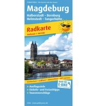 Radkarten Deutschland Magdeburg, Radkarte 1:100.000 KOMPASS freytag & berndt