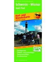 Radkarten Deutschland Schwerin - Wismar, Rad- und Wanderkarte 1:60.000 KOMPASS freytag & berndt