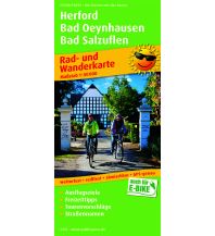 Radkarten Deutschland Herford - Bad Oeynhausen - Bad Salzuflen, Rad- und Wanderkarte 1:50.000 KOMPASS freytag & berndt