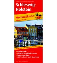 Motorradkarten Deutschland Schleswig-Holstein, Motorradkarte 1:250.000 KOMPASS freytag & berndt