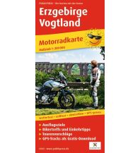 Motorcycle Maps Germany Erzgebirge - Vogtland, Motorradkarte 1:200.000 Freytag-Berndt und ARTARIA