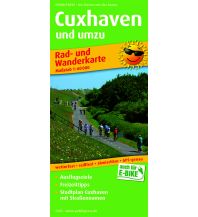Wanderkarten Deutschland Cuxhaven und umzu, Rad- und Wanderkarte 1:60.000 KOMPASS freytag & berndt