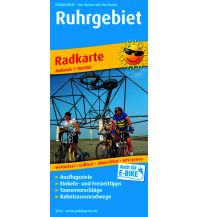 Radkarten Deutschland Ruhrgebiet, Radkarte 1:100.000 KOMPASS freytag & berndt