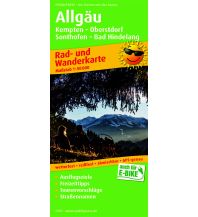 Wanderkarten Deutschland Rad- und Wanderkarte 0391, Allgäu 1:50.000 KOMPASS freytag & berndt