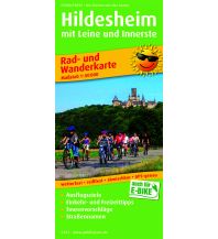 Radkarten Deutschland Hildesheim mit Leine und Innerste, Rad- und Wanderkarte 1:50.000 KOMPASS freytag & berndt