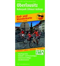 Radkarten Deutschland Oberlausitz, Rad- und Wanderkarte 1:50.000 KOMPASS freytag & berndt