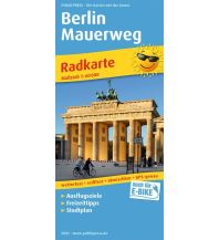 Radkarten Deutschland Berlin Mauerweg, Radkarte 1:60.000 KOMPASS freytag & berndt