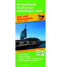Radkarten Deutschland Bremerhaven - Nordenham - Butjadinger Land, Rad- und Wanderkarte 1:50.000 KOMPASS freytag & berndt