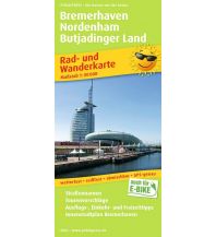 Radkarten Deutschland Bremerhaven - Nordenham - Butjadinger Land, Rad- und Wanderkarte 1:50.000 KOMPASS freytag & berndt