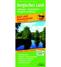 Radkarten Deutschland Bergisches Land - Solingen, Rad- und Wanderkarte 1:50.000 KOMPASS freytag & berndt