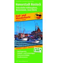 Radkarten Deutschland Hansestadt Rostock, Rad- und Wanderkarte 1:50.000 KOMPASS freytag & berndt