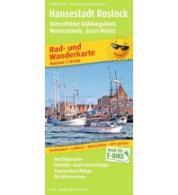 Radkarten Deutschland Hansestadt Rostock, Rad- und Wanderkarte 1:50.000 KOMPASS freytag & berndt