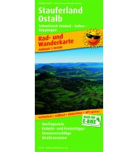 Radkarten Deutschland Stauferland - Ostalb, Rad- und Wanderkarte 1:50.000 KOMPASS freytag & berndt