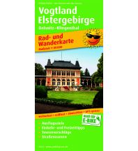 Radkarten Deutschland Vogtland - Elstergebirge, Rad- und Wanderkarte 1:50.000 KOMPASS freytag & berndt