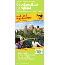 Wanderkarten Deutschland Oberlausitzer Bergland, Rad- und Wanderkarte 1:50.000 KOMPASS freytag & berndt
