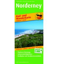 Radkarten Deutschland Norderney, Rad- und Wanderkarte 1:20.000 KOMPASS freytag & berndt