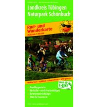 Radkarten Deutschland Landkreis Tübingen - Naturpark Schönbuch, Rad- und Wanderkarte 1:50.000 KOMPASS freytag & berndt