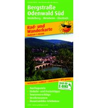 Radkarten Deutschland Bergstraße - Odenwald Süd, Rad- und Wanderkarte 1:50.000 KOMPASS freytag & berndt