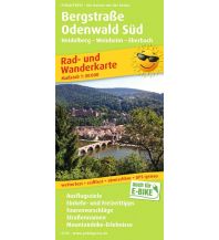 Radkarten Deutschland Bergstraße - Odenwald Süd, Rad- und Wanderkarte 1:50.000 KOMPASS freytag & berndt