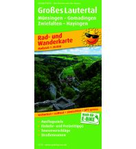 Radkarten Deutschland Großes Lautertal, Rad- und Wanderkarte 1:35.000 KOMPASS freytag & berndt