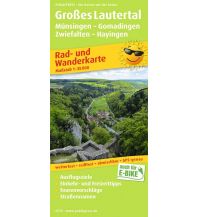 Radkarten Deutschland Großes Lautertal, Rad- und Wanderkarte 1:35.000 KOMPASS freytag & berndt