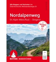 Long Distance Hiking Rother Wanderführer Nordalpenweg E4 Bergverlag Rother