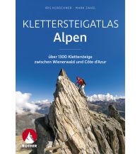 Klettersteigführer Klettersteigatlas Alpen Bergverlag Rother