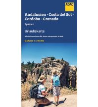 ADAC Urlaubskarte E Andalusien, Costa del Sol 1:200 000 ADAC Verlag