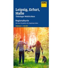 Straßenkarten ADAC Regionalkarte Blatt 9 Leipzig, Erfurt, Halle ADAC Verlag