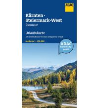Straßenkarten ADAC UrlaubsKarte Österreich Blatt 4 Kärnten, Steiermark-West 1:150 000 ADAC Verlag