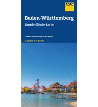 Straßenkarten ADAC BundesländerKarte Deutschland Blatt 11 Baden-Württemberg 1:300 000 ADAC Verlag