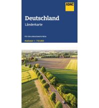 Road Maps ADAC Länderkarte Deutschland 1:750.000 ADAC Verlag
