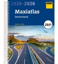 Road & Street Atlases ADAC Maxiatlas 2025/2026 Deutschland 1:150.000 ADAC Verlag